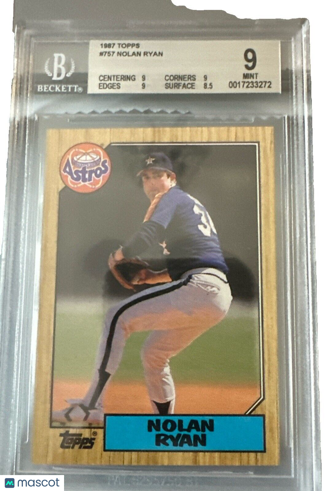 1987 Topps - #757 Nolan Ryan
