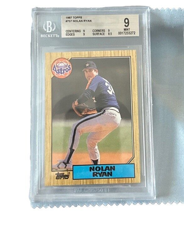 1987 Topps - #757 Nolan Ryan