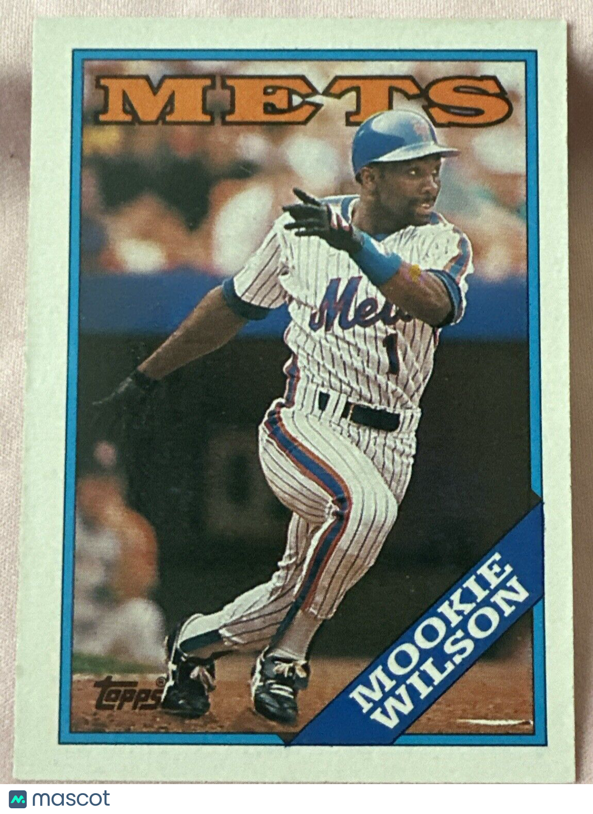 1988 Topps - #255 Mookie Wilson