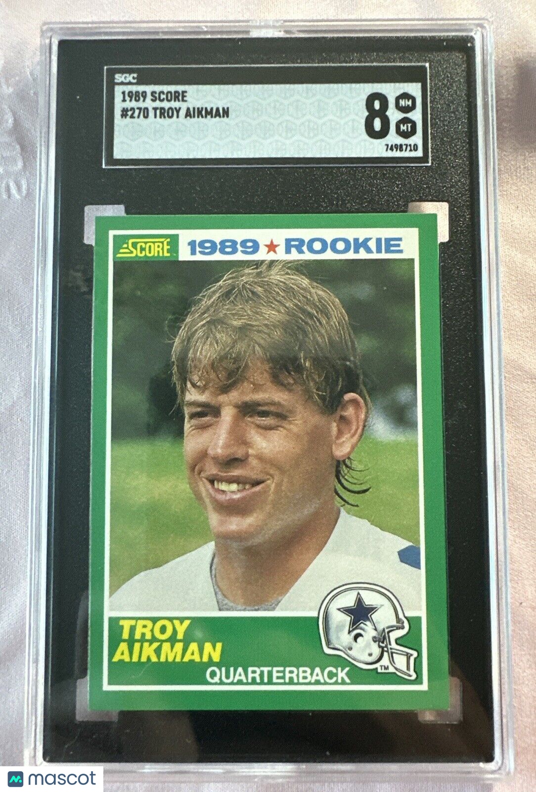 1989 Score - #270 Troy Aikman (RC)