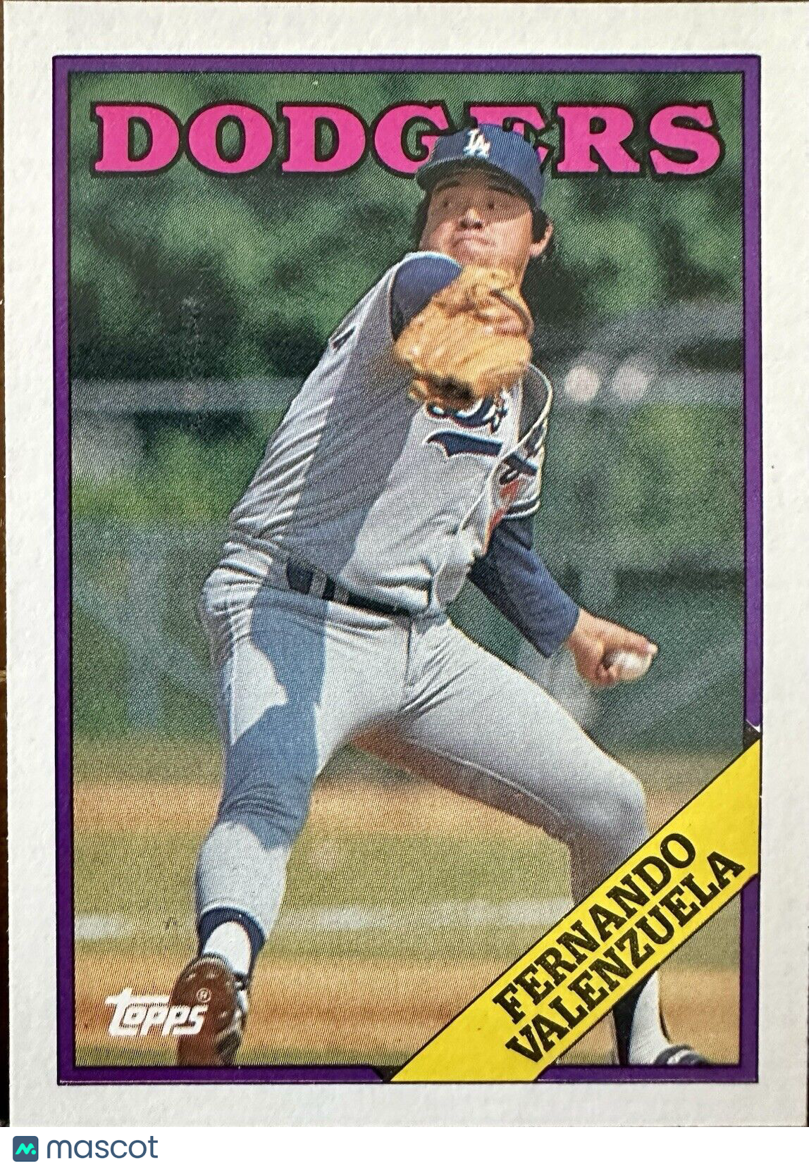 1988 Topps - #780 Fernando Valenzuela